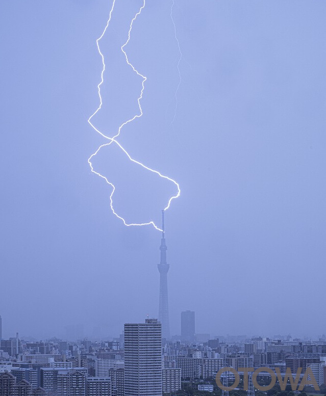 第18回 雷写真コンテスト受賞作品 学術賞 -雷の呼吸　捌（はち）の型-